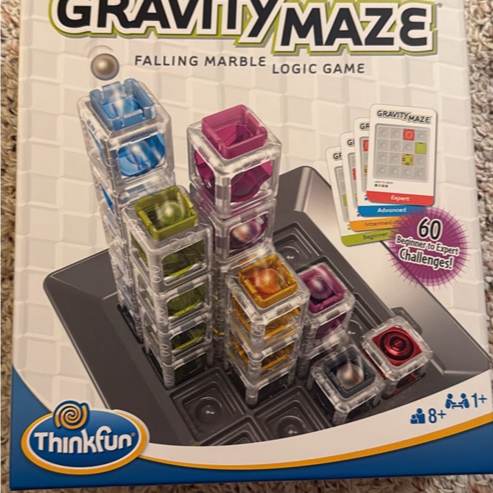 ThinkFun Gravity Maze Falling Marble Logic Game